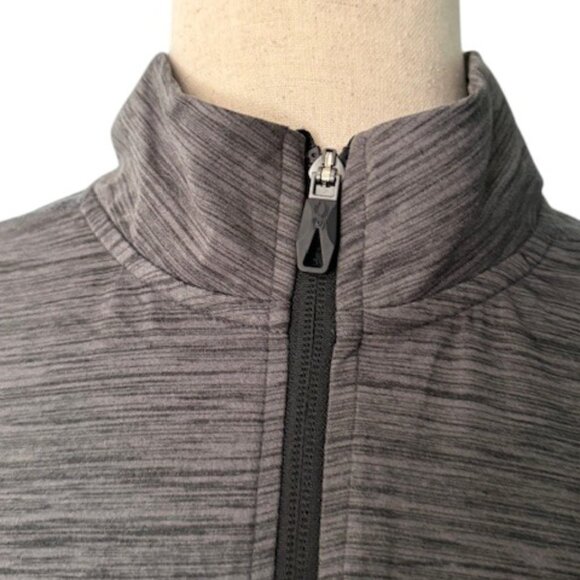 Spyder Shirt Men's Mock Neck Long Sleeve Active Pro Web Grey Stretch Sz Med NWOT - Picture 3 of 13